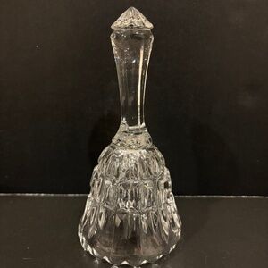 Zajecar Hand Cut 24% Lead Crystal Bell 5"